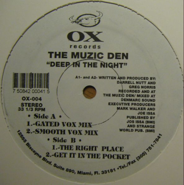 The Muzic Den - Deep In The Night | OX Records (OX-004) - main