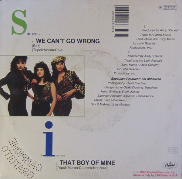 The Cover Girls - We Can't Go Wrong | Capitol Records (06 2037827) - 2