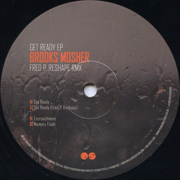 Brooks Mosher - Get Ready EP | Release Sustain (RS021) - main Brooks Mosher - Get Ready EP | Release Sustain (RS021) - main