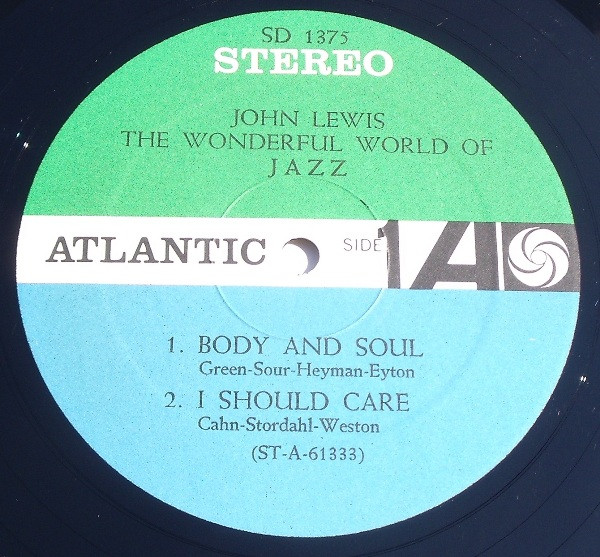 John Lewis - The Wonderful World Of Jazz | Atlantic (SD 1375) - 3 John Lewis - The Wonderful World Of Jazz | Atlantic (SD 1375) - 3
