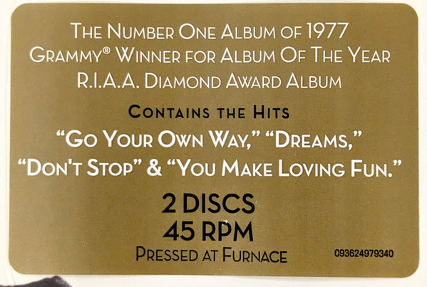 Fleetwood Mac - Rumours | Reprise Records (517787-1) - 2 Fleetwood Mac - Rumours | Reprise Records (517787-1) - 2