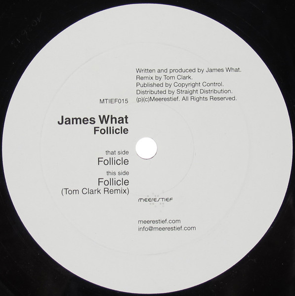 James What - Follicle | Meerestief Records (meerestief 015)