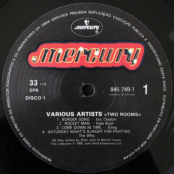 Various - Two Rooms: Celebrating The Songs Of Elton John & Bernie Taupin | Mercury (845 749-1) - 3