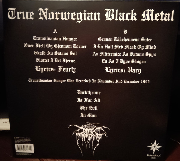 Darkthrone - Transilvanian Hunger | Peaceville (VILELP1157) - 4