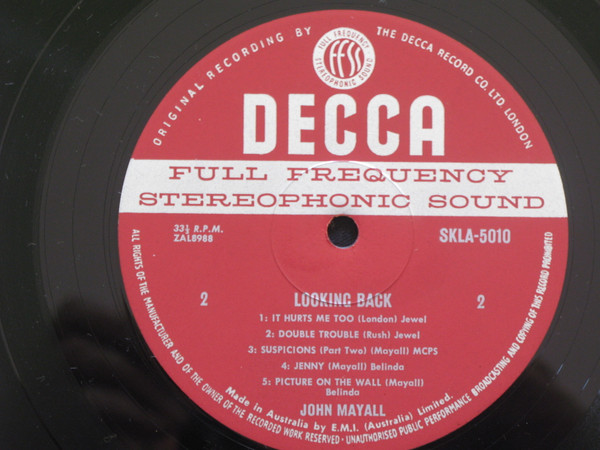 John Mayall - Looking Back | Decca (SKLA 5010) - 4