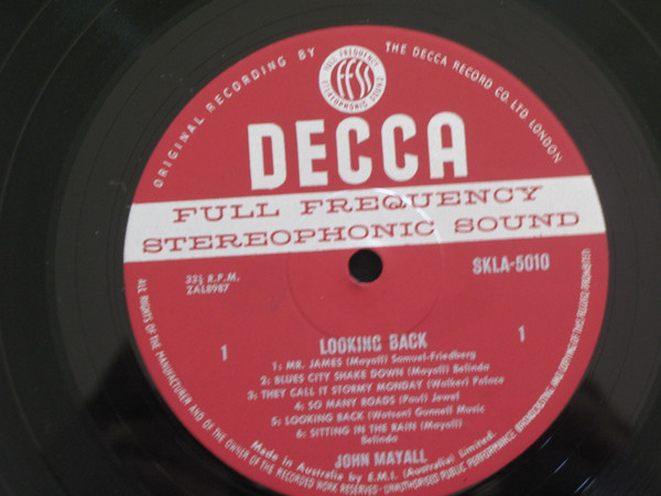 John Mayall - Looking Back | Decca (SKLA 5010) - 3