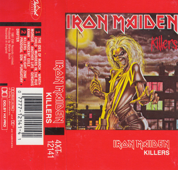 Iron Maiden - Killers [Cassette] | Capitol Records (4XT-12141) - 2