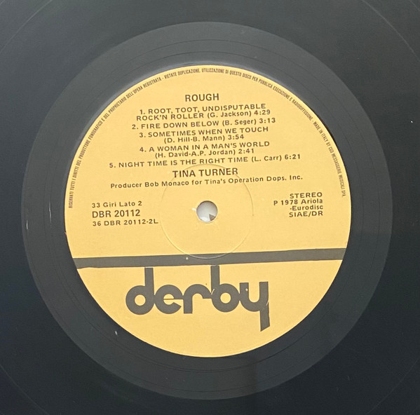 Tina Turner - Rough | Derby (DBR 20112) - 4 Tina Turner - Rough | Derby (DBR 20112) - 4