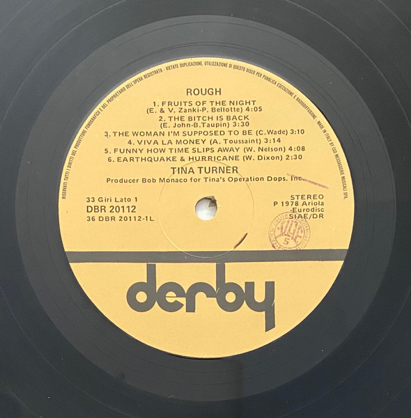 Tina Turner - Rough | Derby (DBR 20112) - 3 Tina Turner - Rough | Derby (DBR 20112) - 3