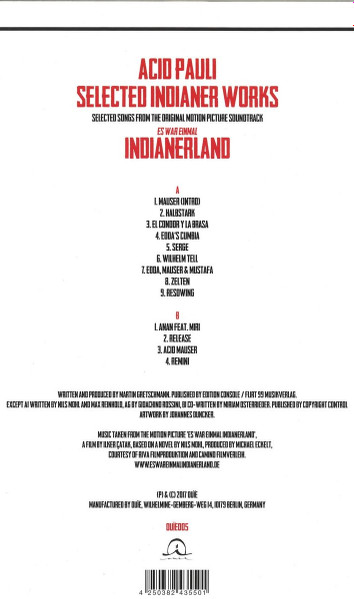 Acid Pauli - Selected Indianer Works | Ouïe (OUÏE005) - 3 Acid Pauli - Selected Indianer Works | Ouïe (OUÏE005) - 3