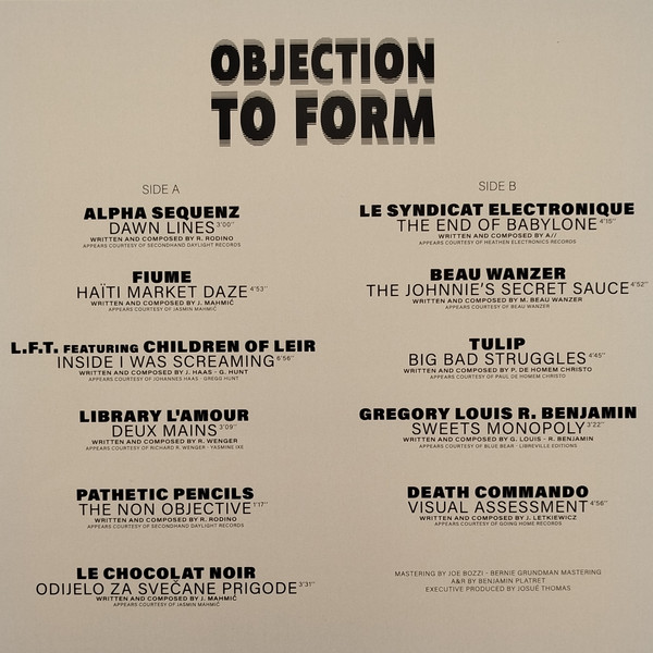 Various - Objection To Form | Art That Kills (ATK2403) - 3 Various - Objection To Form | Art That Kills (ATK2403) - 3