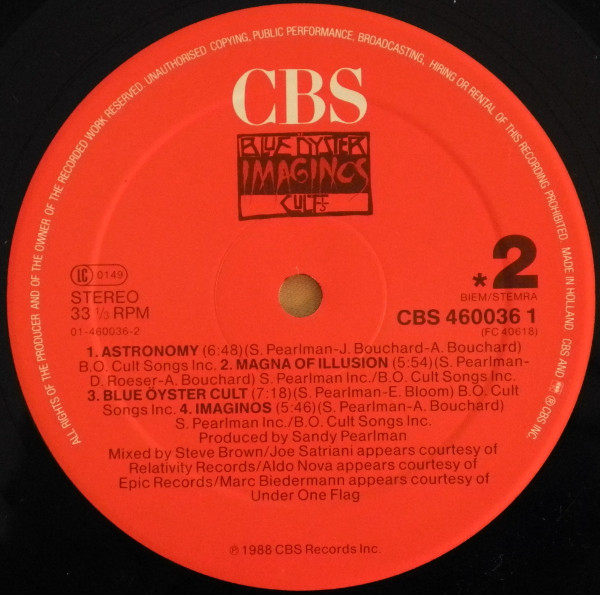 Blue Öyster Cult - Imaginos | CBS (CBS 460036 1) - 4 Blue Öyster Cult - Imaginos | CBS (CBS 460036 1) - 4