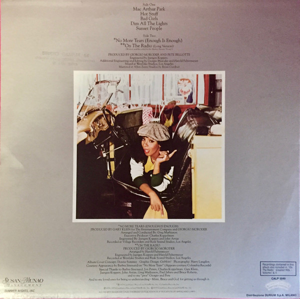 Donna Summer - Greatest Hits - Volume Two | Casablanca (CA. LP 5049) - 2 Donna Summer - Greatest Hits - Volume Two | Casablanca (CA. LP 5049) - 2