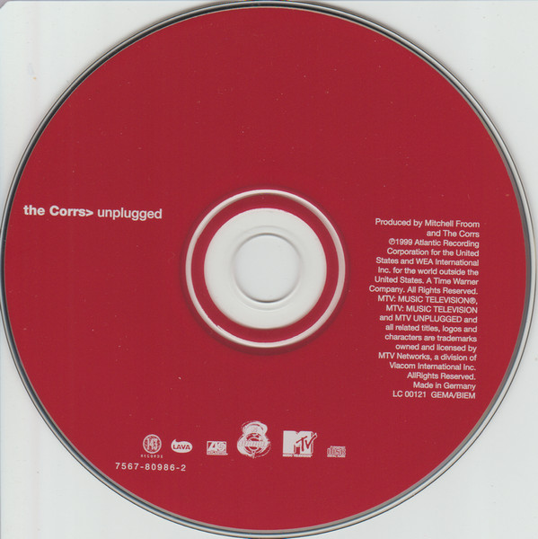 The Corrs - Unplugged | 143 Records (7567-80986-2) - 3