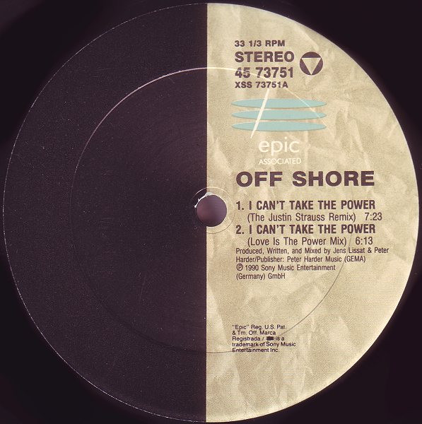Off-Shore - I Can't Take The Power | Epic (45 73751) - 3