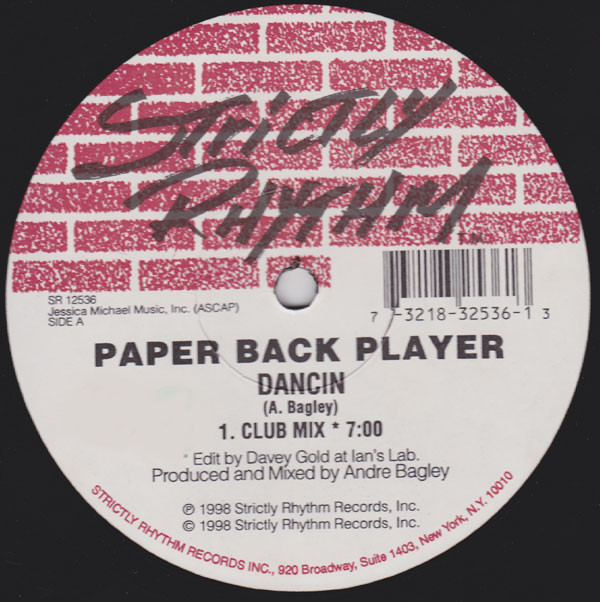 Paperback Player - Dancin | Strictly Rhythm (SR 12536)