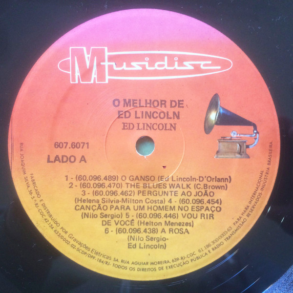 Ed Lincoln - O Melhor De Ed Lincoln | Musidisc (607.6071) - 3