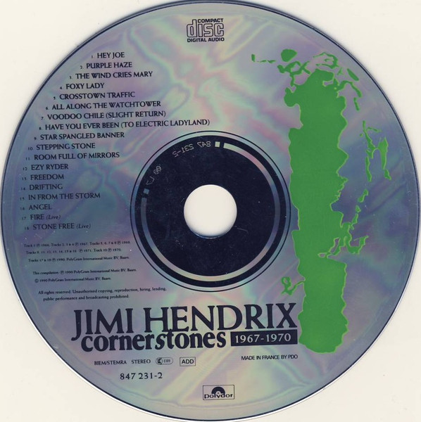 Jimi Hendrix - Cornerstones 1967-1970 | Polydor (847 231-2) - 3