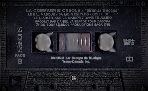 La Compagnie Créole - Grands Succès [Cassette] | Saisons (SNS 4-90.013) - 4