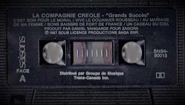 La Compagnie Créole - Grands Succès [Cassette] | Saisons (SNS 4-90.013) - 3