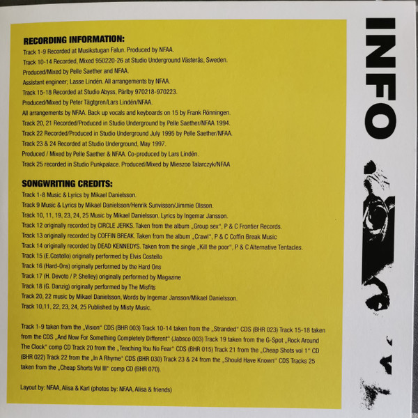 No Fun At All - EP's Going Steady | SBÄM Records (SBAM76) - 4 No Fun At All - EP's Going Steady | SBÄM Records (SBAM76) - 4