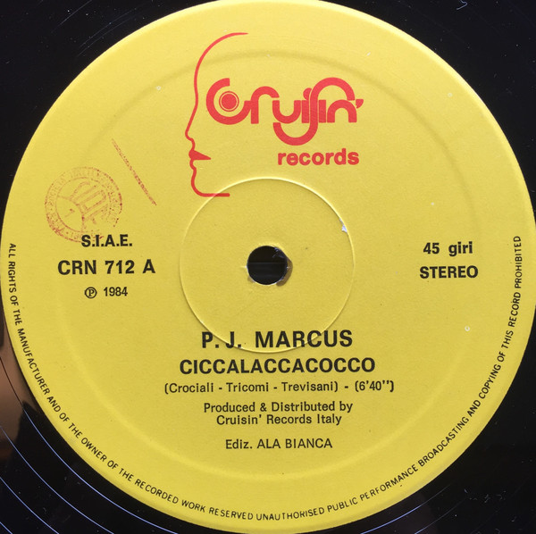 P.J. Marcus - Ciccalaccacocco | Cruisin' Records (CRN 712) - 3 P.J. Marcus - Ciccalaccacocco | Cruisin' Records (CRN 712) - 3