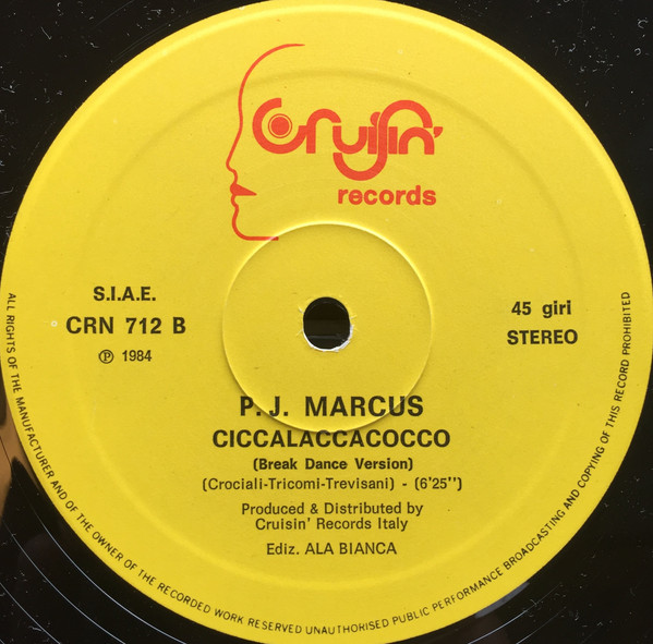 P.J. Marcus - Ciccalaccacocco | Cruisin' Records (CRN 712) - 4 P.J. Marcus - Ciccalaccacocco | Cruisin' Records (CRN 712) - 4