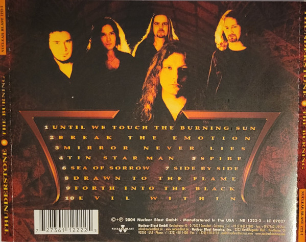 Thunderstone - The Burning CD | Nuclear Blast (NB 1222-2) - 2