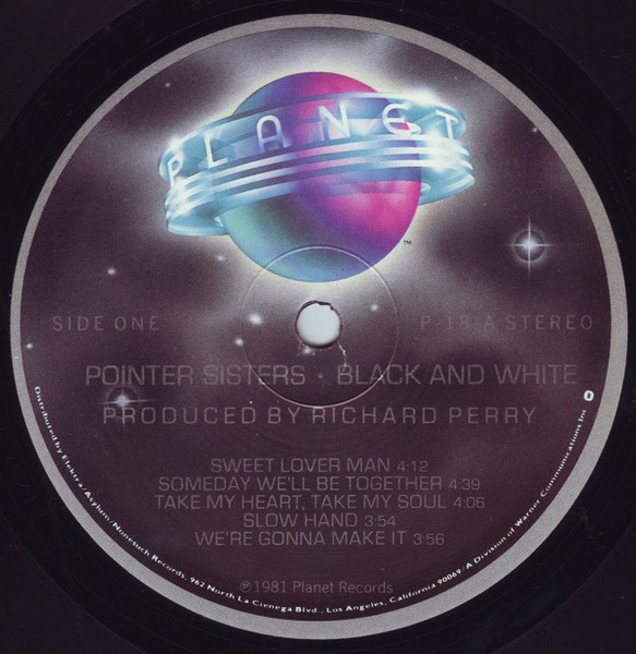 Pointer Sisters - Black & White | Planet (P-18) - 3 Pointer Sisters - Black & White | Planet (P-18) - 3