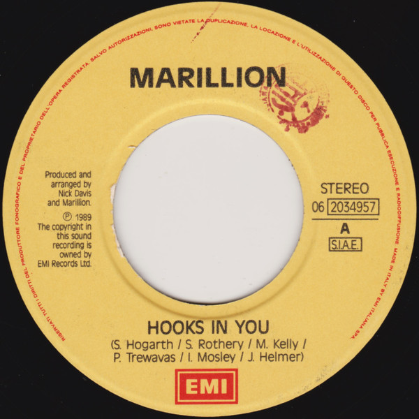 Marillion - Hooks In You | EMI (06 2034957) - 3