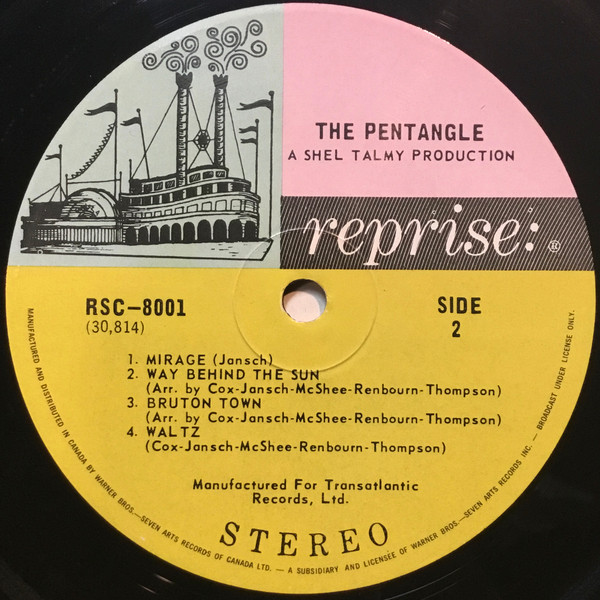 Pentangle - The Pentangle | Reprise Records (RSC 8001) - 4