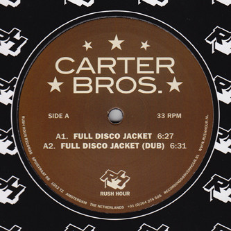 The Carter Bros - Full Disco Jacket | Rush Hour (RH 034)