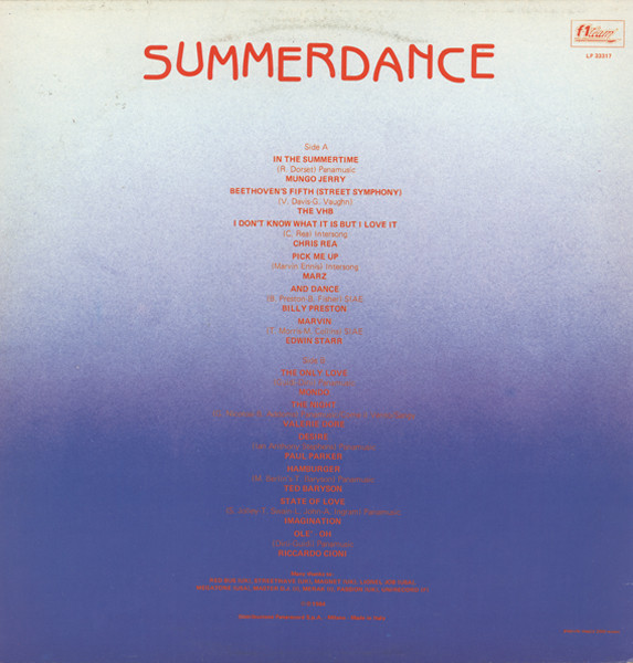 Various - Summerdance | F1 Team (LP 33317) - 2