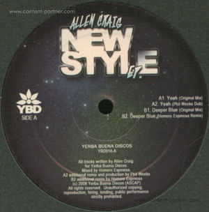 Allen Craig - New Style EP | Yerba Buena Discos (YBD014) - main Allen Craig - New Style EP | Yerba Buena Discos (YBD014) - main