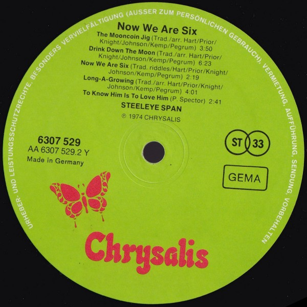 Steeleye Span - Now We Are Six | Chrysalis (6307 529) - 4