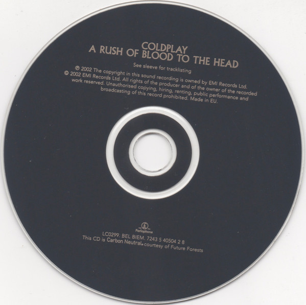 Coldplay - A Rush Of Blood To The Head | Parlophone (7243 5 40504 2 8) - 3