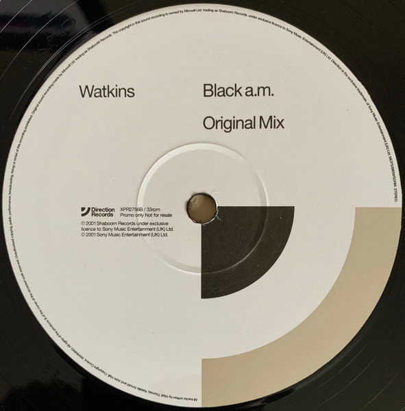 Watkins - Black A.M. | Direction Records (XPR2756B) - 3