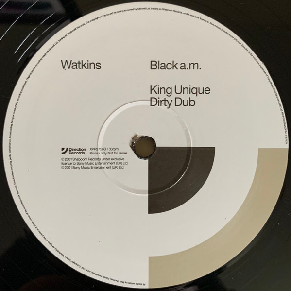 Watkins - Black A.M. | Direction Records (XPR2756B) - 4
