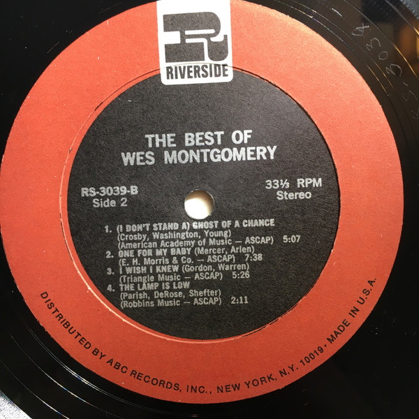 Wes Montgomery - The Best Of Wes Montgomery | Riverside Records (RS 3039) - 2 Wes Montgomery - The Best Of Wes Montgomery | Riverside Records (RS 3039) - 2