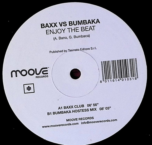 DJ Baxx Vs Bumbaka - Enjoy The Beat | Moove Records (MVR 0103-12) - main DJ Baxx Vs Bumbaka - Enjoy The Beat | Moove Records (MVR 0103-12) - main