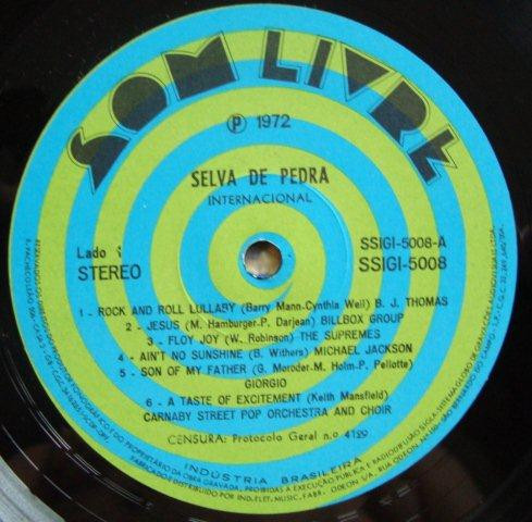 Various - Selva De Pedra (Internacional) | Som Livre (SIGI-5008) - 3 Various - Selva De Pedra (Internacional) | Som Livre (SIGI-5008) - 3
