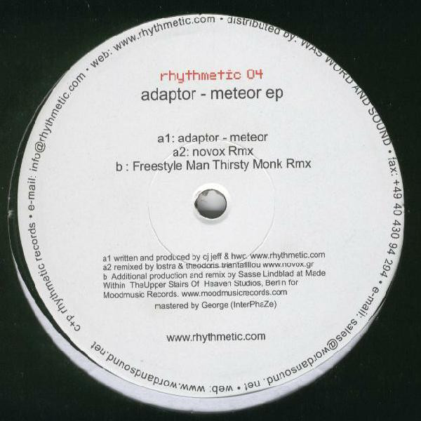 Adaptor - Meteor EP | Rhythmetic (rhythmetic 04) - main