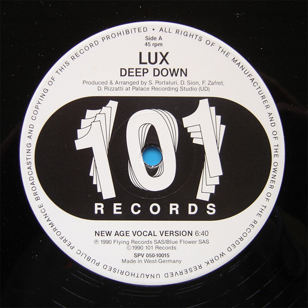 Lux - Deep Down | 101 Records (SPV 050-10015) - 4