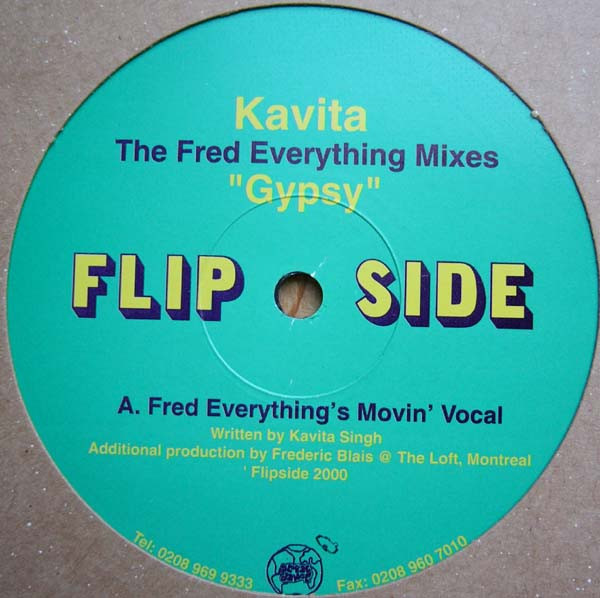 Kavita - Gypsy (The Fred Everything Mixes) | Flipside (FLIP 009) - main