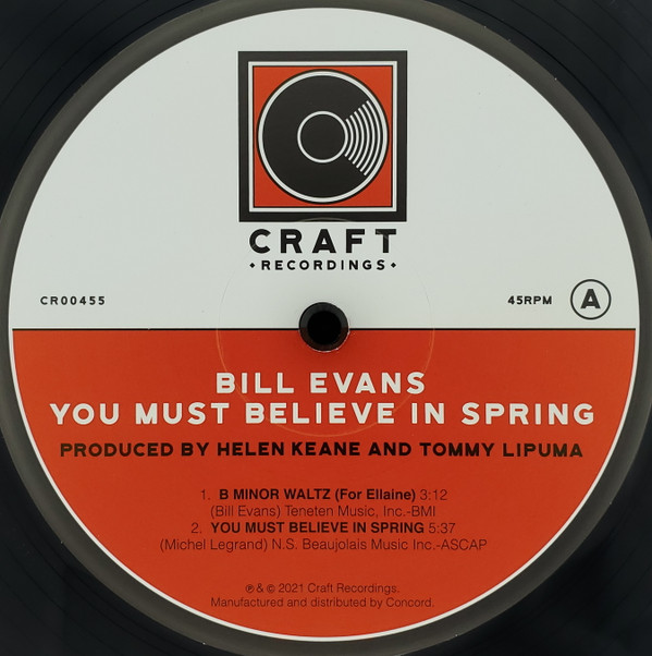 Bill Evans - You Must Believe In Spring - Double Vinyle Gatefold 180g | Craft Recordings (CR00455) - 4