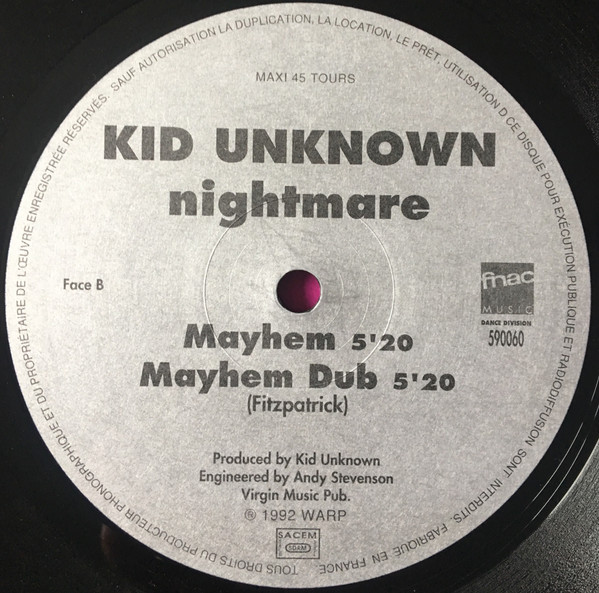 Kid Unknown - Nightmare | Fnac Music Dance Division (590060) - 4