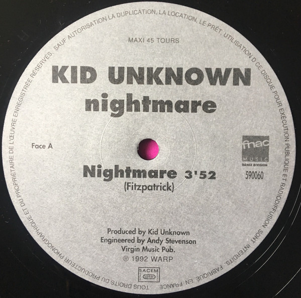 Kid Unknown - Nightmare | Fnac Music Dance Division (590060) - 3