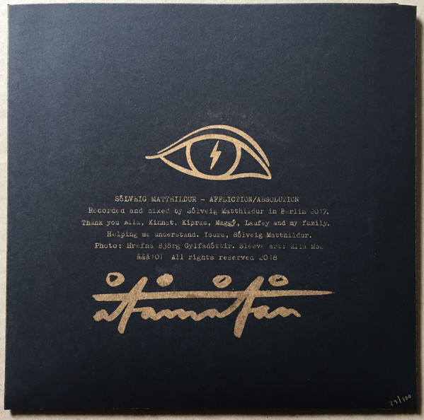Sólveig Matthildur - Affliction / Absolution | åtåmåtån (ååå101) - 2 Sólveig Matthildur - Affliction / Absolution | åtåmåtån (ååå101) - 2