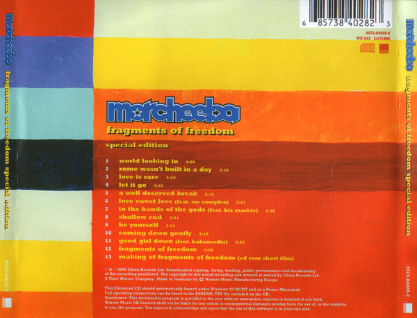 Morcheeba - Fragments Of Freedom | China Records (8573-84027-2) - 3 Morcheeba - Fragments Of Freedom | China Records (8573-84027-2) - 3