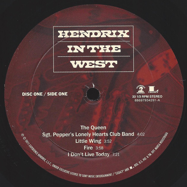Jimi Hendrix - Hendrix In The West | Experience Hendrix (88697934291) - 3 Jimi Hendrix - Hendrix In The West | Experience Hendrix (88697934291) - 3